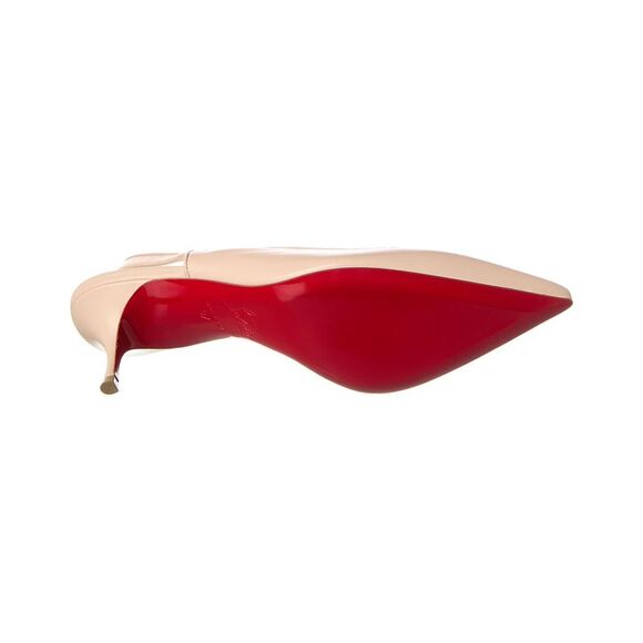 Christian Louboutin Sporty Kate 55 Leather Slingback Pump, Beige - Picture 4 of 5